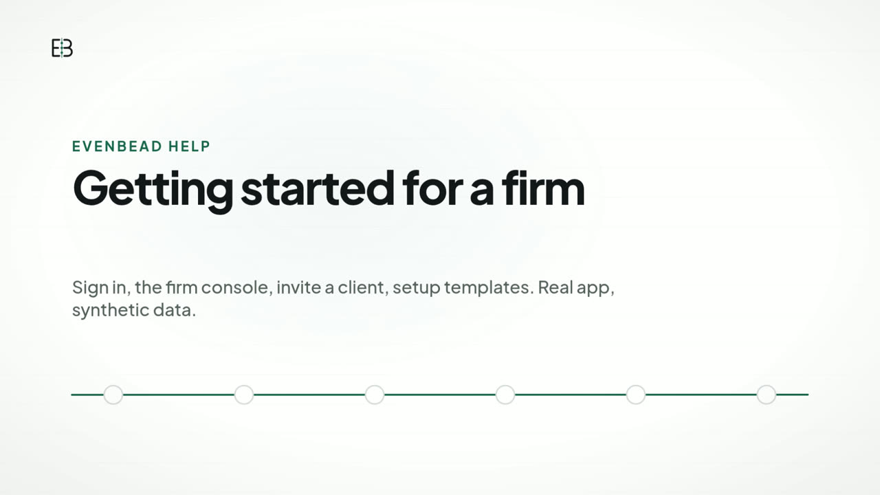 Video (2:21): Getting started for a firm