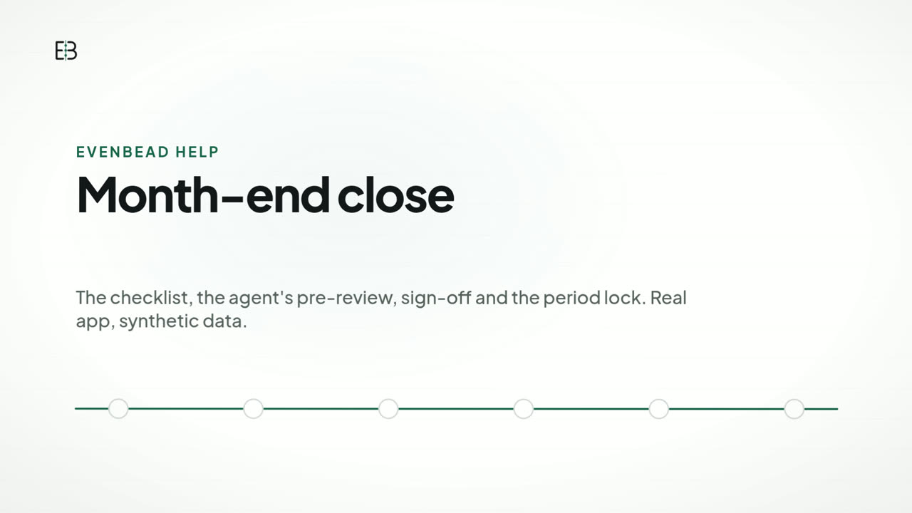 Video (1:19): Month-end close